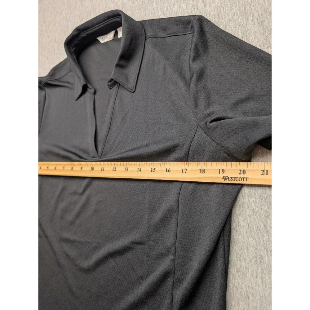 EUC Lady Hagen Women's Black Golf Shirt Size XL Short Sleeve